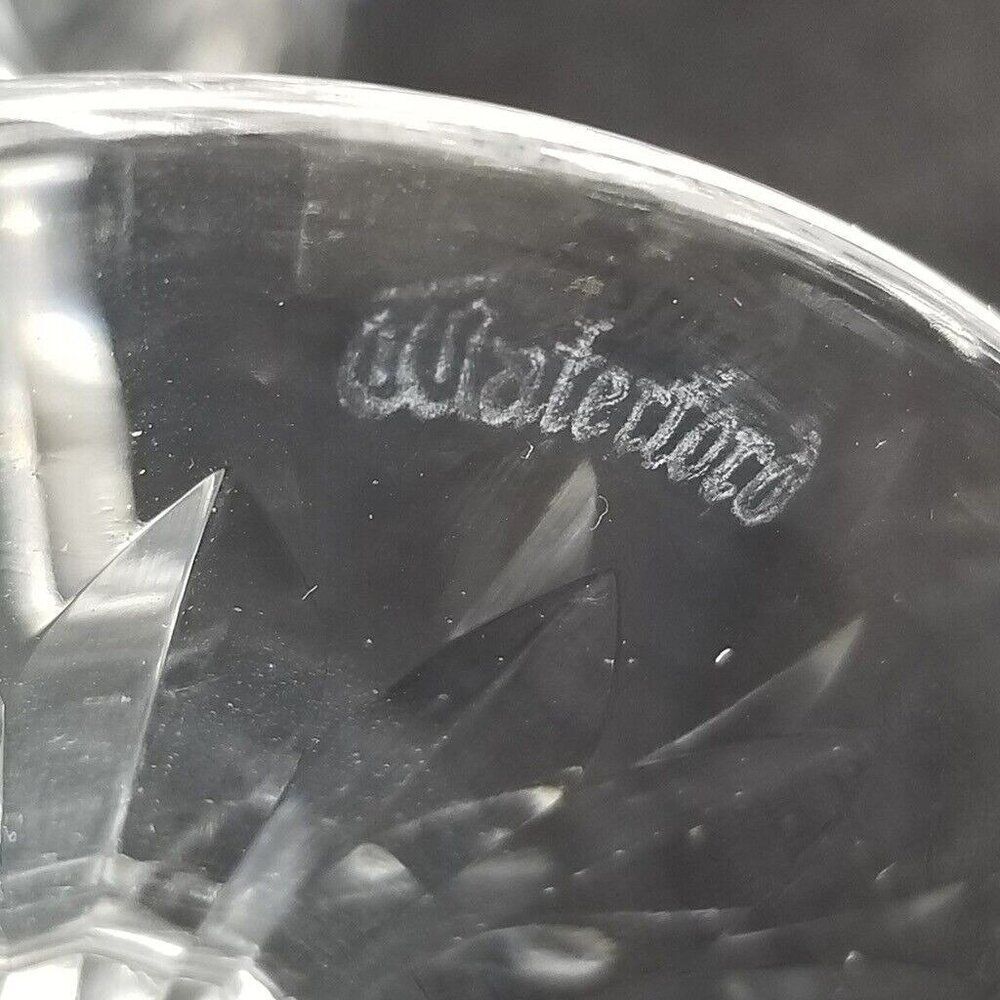 Vintage Marquis Waterford Crystal Kenmare Water Wine Goblet Glass Ireland New - Picture 9 of 10